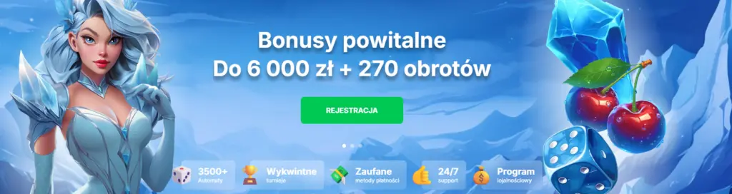 Ice Casino Pakiet powitalny