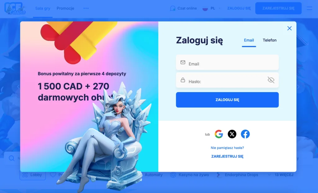 ice casino logowanie